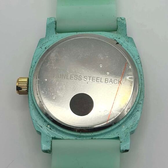 Turquoise & Gold Retro Men’s Watch - Picture 5 of 5